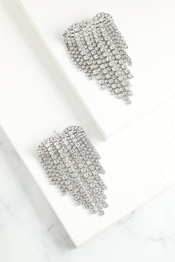 Grey Drop Earrings